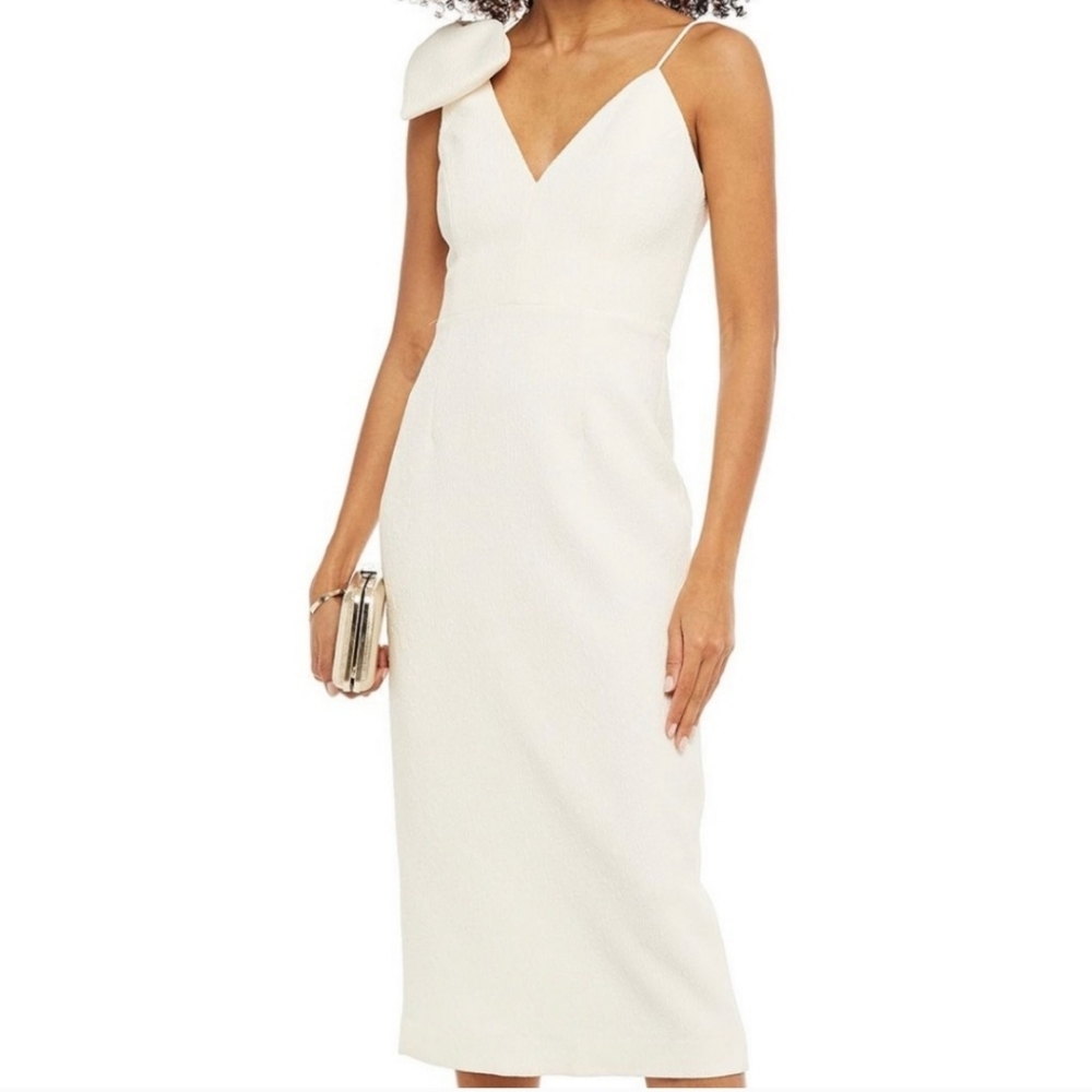 BLACK Rebecca Vallance Mondrian Bow Dress Size 4 US